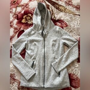 90 Degree By Reflex Light Gray Hoodie